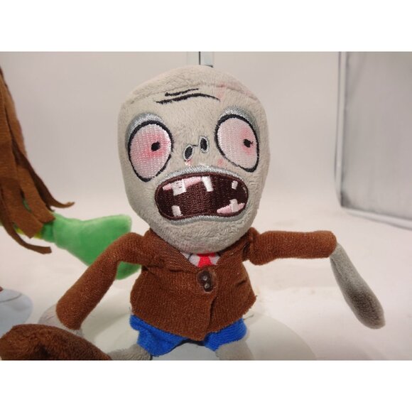 Plants Vs Zombies Plush Doll Set Football Zombie & Conehead Zombie - Picture 5 of 8